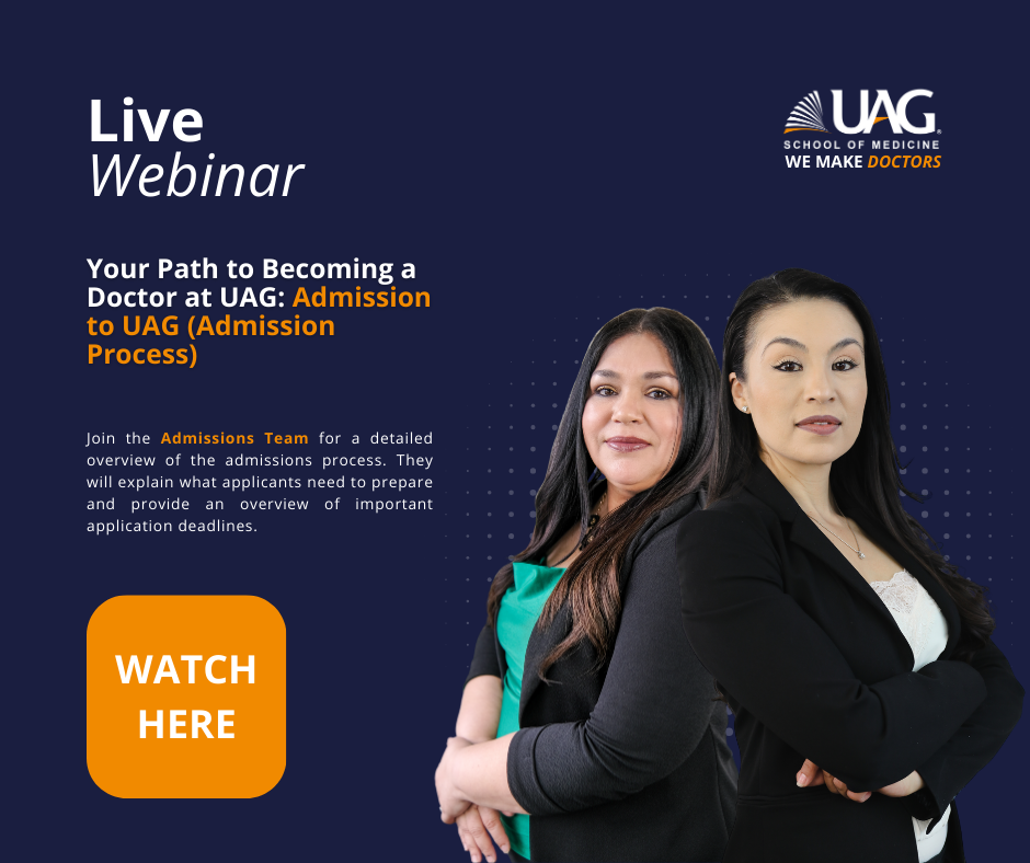 Free Informational Webinars | UAG School of Medicine